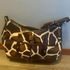 Dooney & Bourke  giraffe print with an extra strap